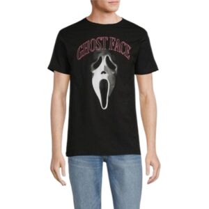 XL Ghostface Mask Scream Black T-shirt